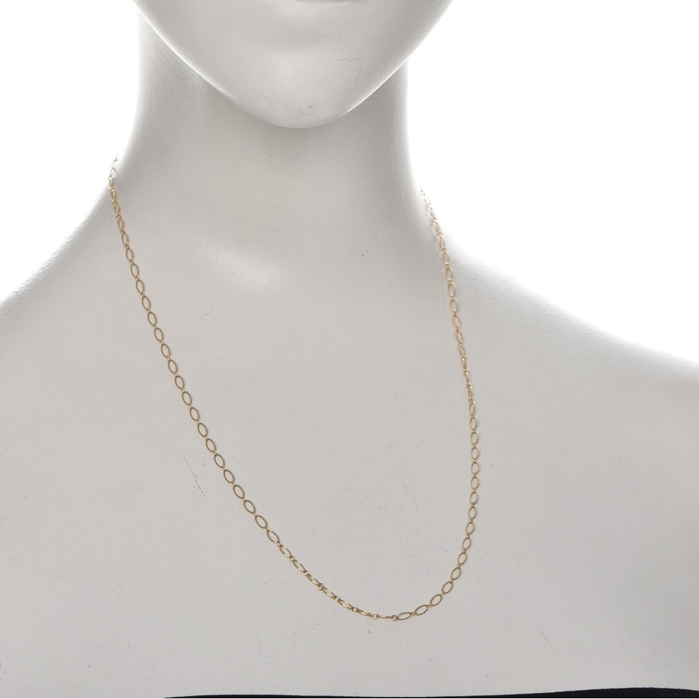 💎Tiffany & Co Yellow Gold Oval Link Chain